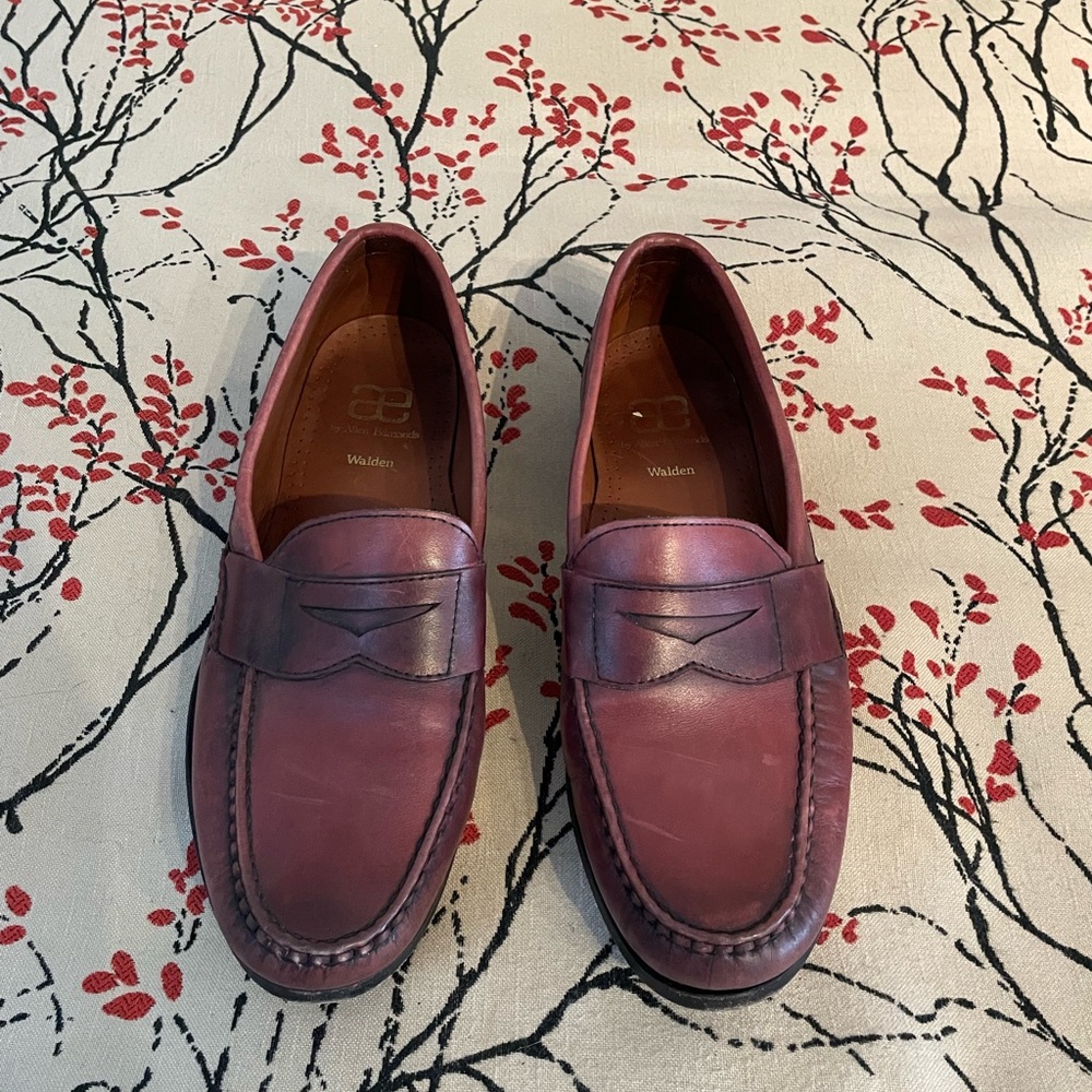 Allen Edmonds Waldron loafer, Size 11.5, Burgundy Leather